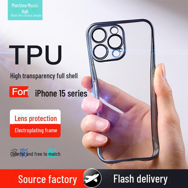 Jiletang Electroplated Frosted Anti-Fall Case for iPhone 15 Pro Max iPhone 15 - Frosted Blue
Jiletang Electroplated Frosted Anti-Fall Case for iPhone 15 Pro Max iPhone 15 - Frosted Blue