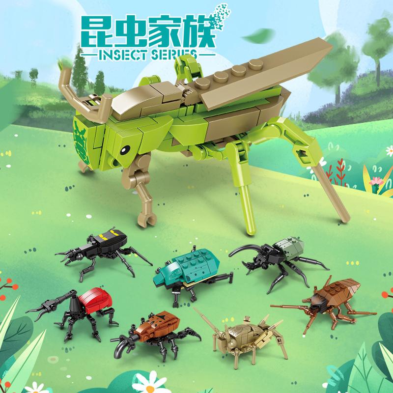 8 Insect Sets Model Building Blocks Cockroach Ant Honeybee Snail Fly Bricks Dragonfly Locust Cricket Cartoon Kid Toy Animal Pet
8 Insect Sets Model Building Blocks Cockroach Ant Honeybee Snail Fly Bricks Dragonfly Locust Cricket Cartoon Kid Toy Animal Pet