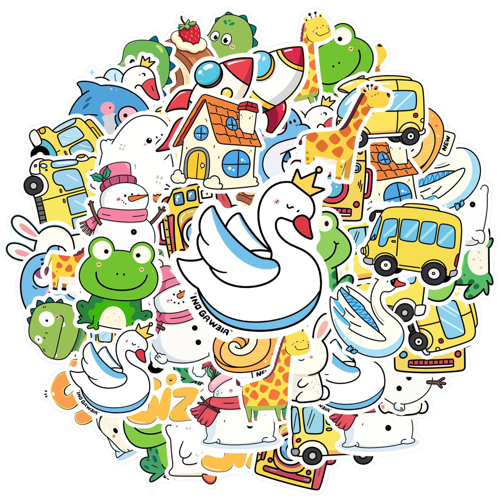 35pcs Playful Cute Characters Stickers Cute Animals DIY Stickers Stickers For Guitar DIY Skateboard Laptop Luggage Decor
35pcs Playful Cute Characters Stickers Cute Animals DIY Stickers Stickers For Guitar DIY Skateboard Laptop Luggage Decor