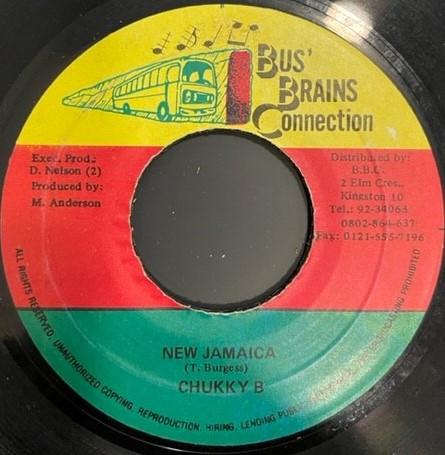 7inch Record CHUCKY B - New Jamaica NONE Bus Brains Con 1996 Jamaica Reggae, Ska & Dub Used
7inch Record CHUCKY B - New Jamaica NONE Bus Brains Con 1996 Jamaica Reggae, Ska & Dub Used