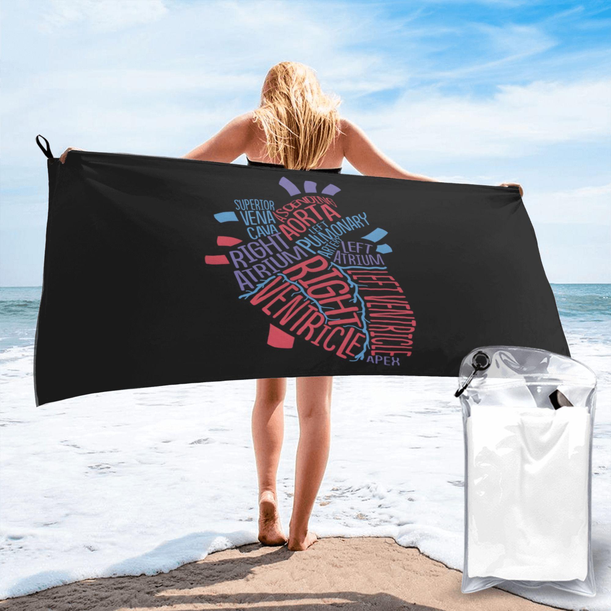 Anatomical Hu He Cardiology Medical Cardiac Nurse Beach Towel Soft Microfiber Quick Dry Absorbent Quick Towels For Bath W40*H60(CM)
Anatomical Hu He Cardiology Medical Cardiac Nurse Beach Towel Soft Microfiber Quick Dry Absorbent Quick Towels For Bath W40*H60(CM)