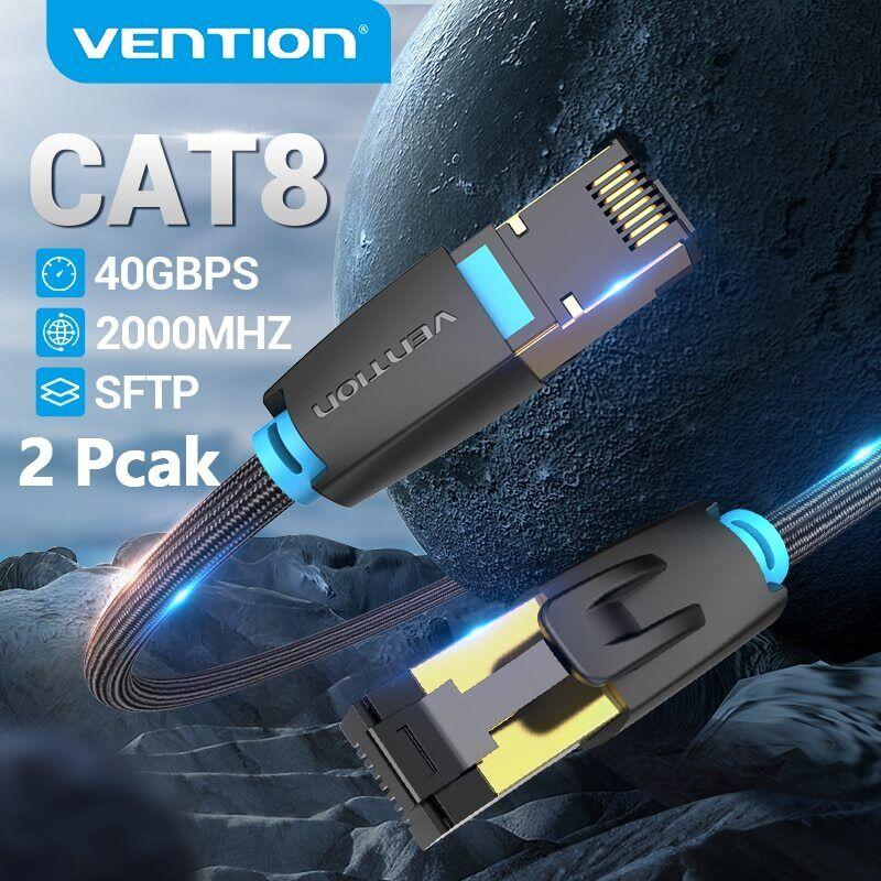 2 шт. Ethernet-кабеля Cat8 в нейлоновой оплетке, 40 Гбит/с, 2000 МГц, SFTP-кабель для Интернета
2 шт. Ethernet-кабеля Cat8 в нейлоновой оплетке, 40 Гбит/с, 2000 МГц, SFTP-кабель для Интернета
