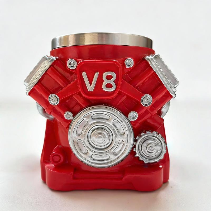 Creative trend V8 engine resin with liner mug simple personality mechanical engine engine wine glass
Creative trend V8 engine resin with liner mug simple personality mechanical engine engine wine glass