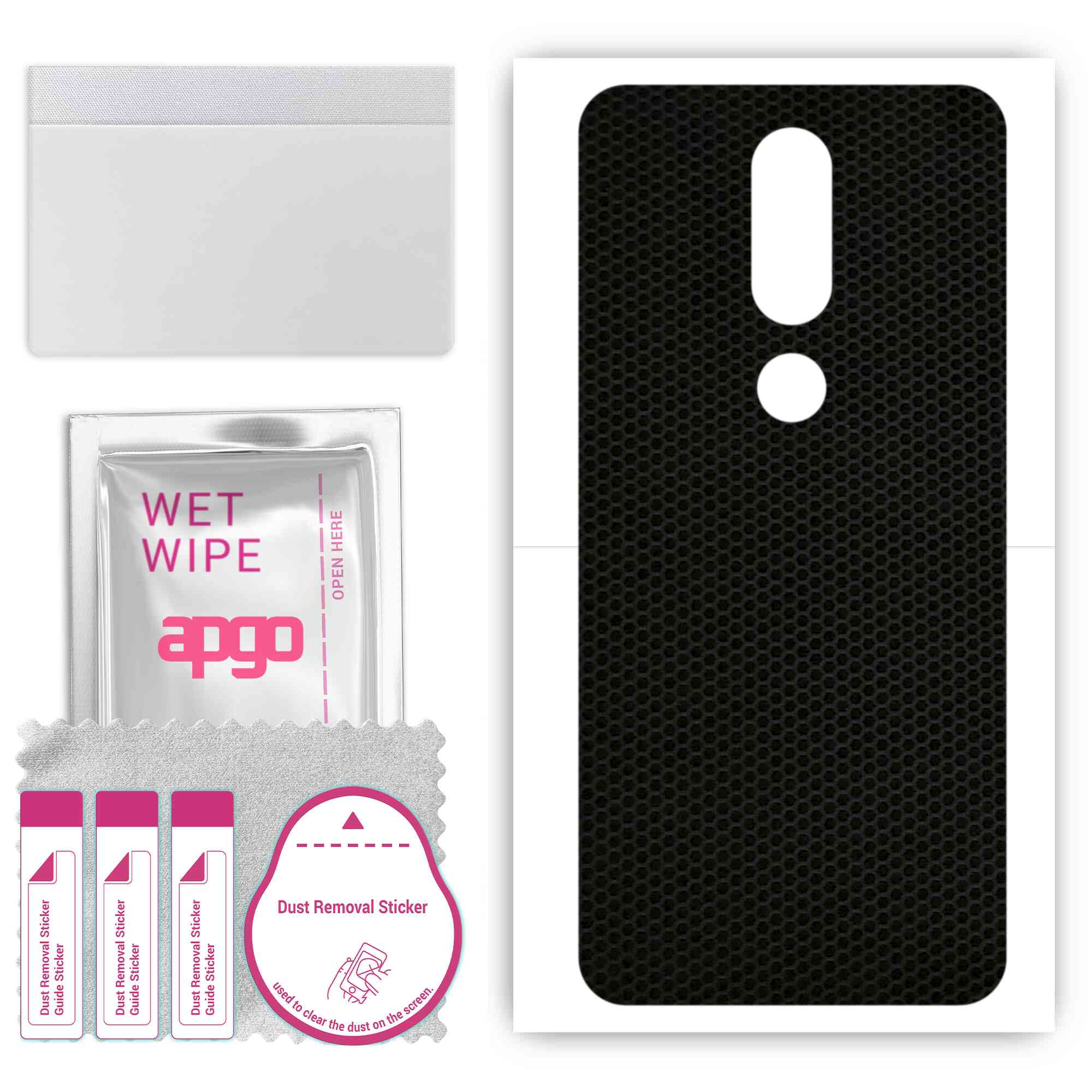 Apgo Protective Skin Sticker для задньої панелі, сумісний з Nokia 6.1 Plus (Nokia X6), Пакетна плівка, фольга, вініл – матриця візерунків
Apgo Protective Skin Sticker для задньої панелі, сумісний з Nokia 6.1 Plus (Nokia X6), Пакетна плівка, фольга, вініл – матриця візерунків