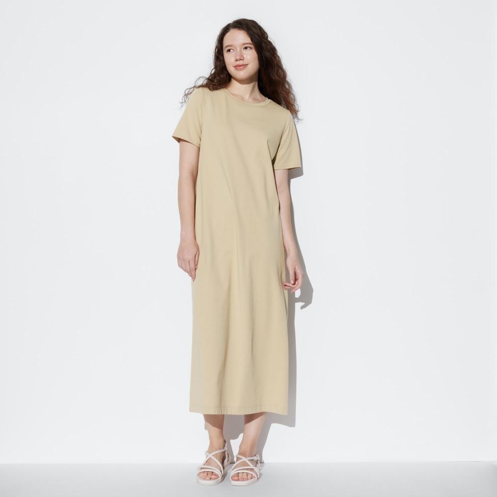 UNIQLO JAPAN Air Rhythm Хлопковое платье-бюстгальтер с короткими рукавами, стандартная длина, от 116,5 до 126 см
UNIQLO JAPAN Air Rhythm Хлопковое платье-бюстгальтер с короткими рукавами, стандартная длина, от 116,5 до 126 см
