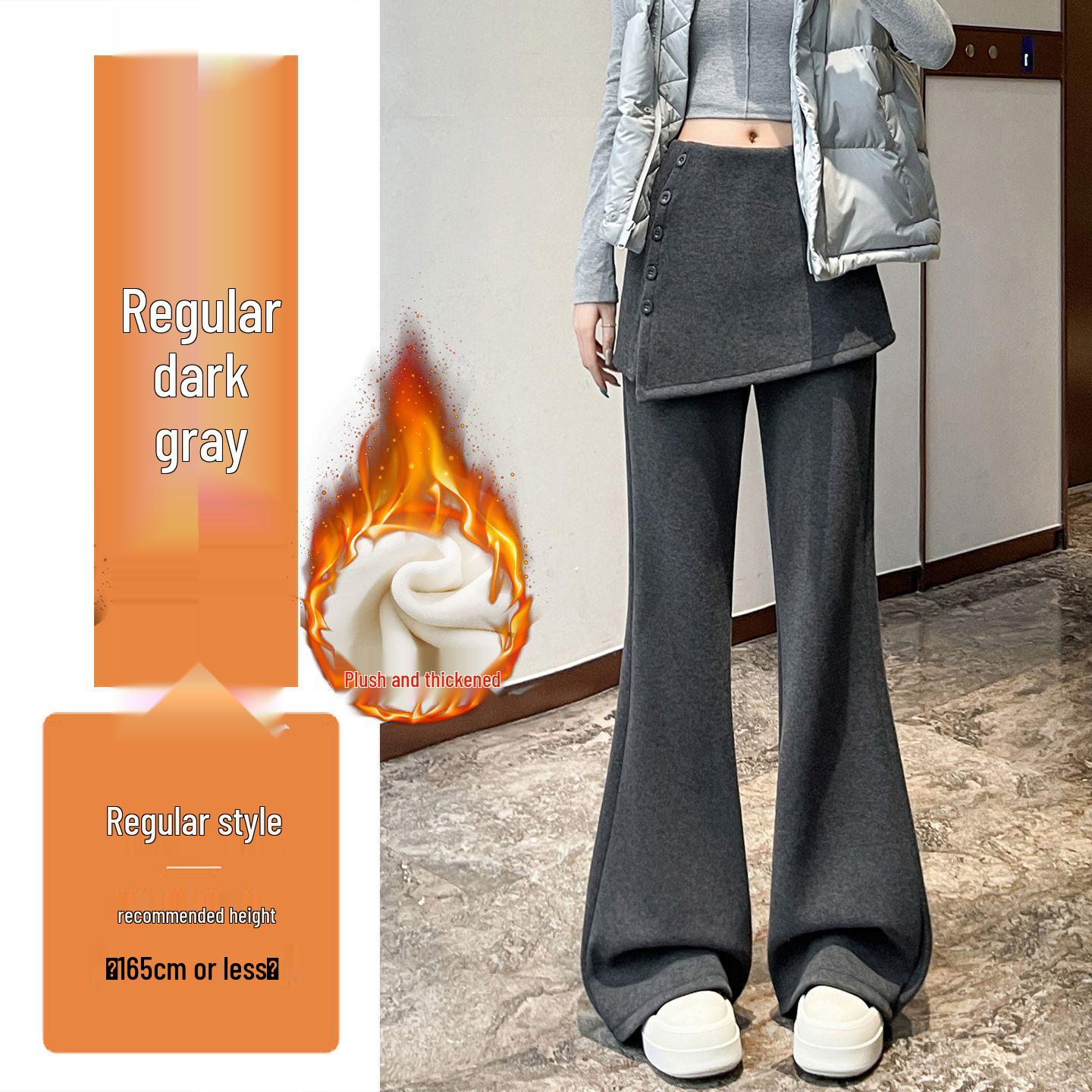 Women s New High-Waisted Faux Two-Piece Micro-Flare Fleece-Lined Casual Pants 2XL
Women s New High-Waisted Faux Two-Piece Micro-Flare Fleece-Lined Casual Pants 2XL