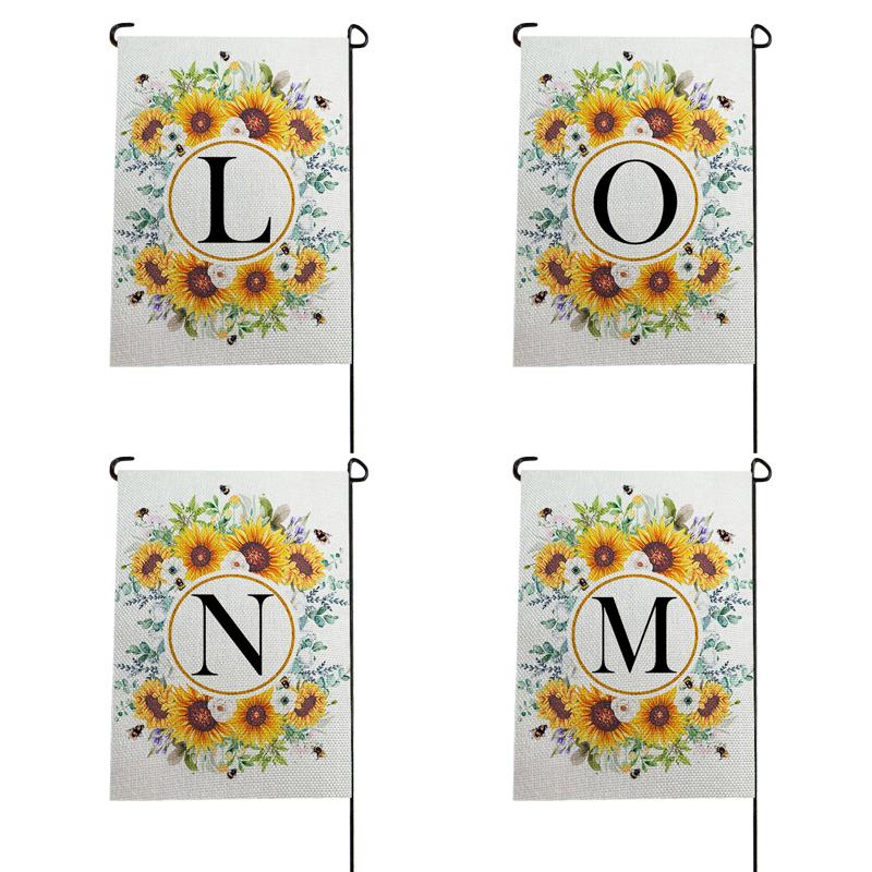 1PC Indoor Outdoor Banner Garden Flag Sunflower Letter Pattern Wedding Decoration Hanging Decor
1PC Indoor Outdoor Banner Garden Flag Sunflower Letter Pattern Wedding Decoration Hanging Decor