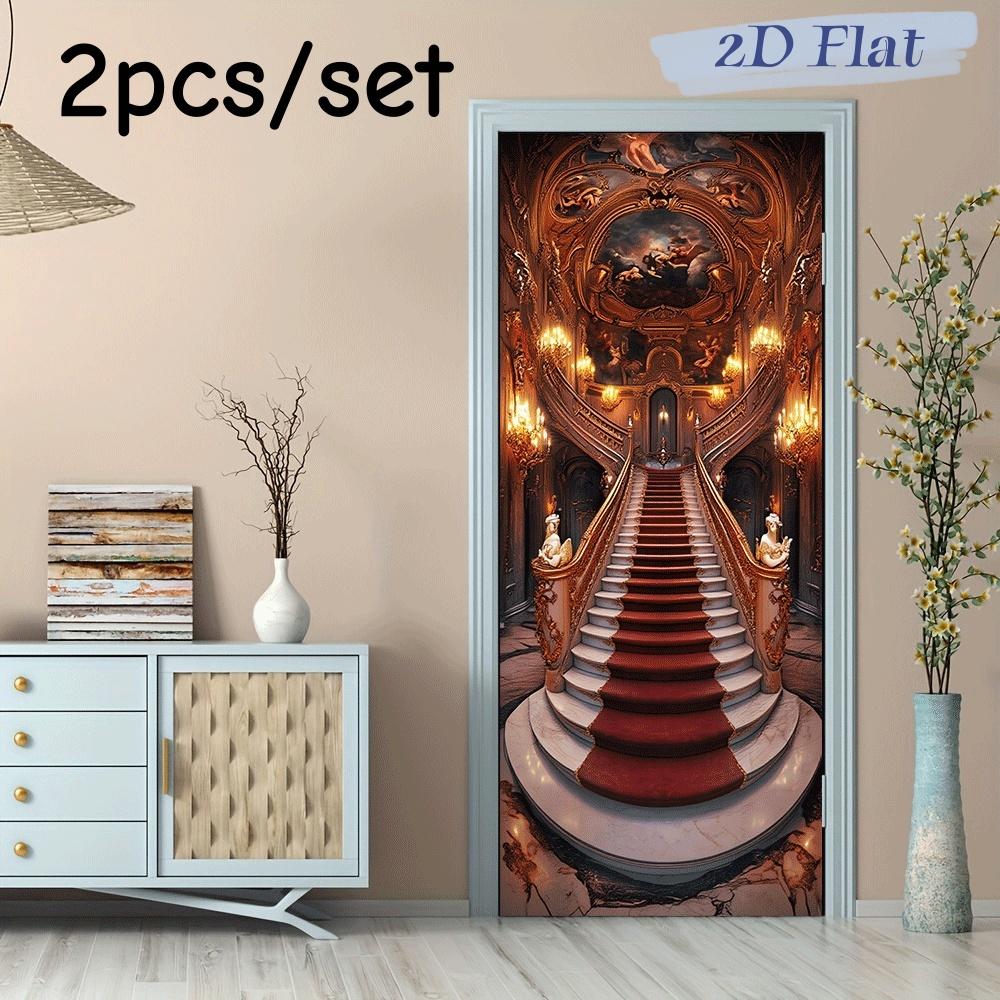 2pcs French retro palace style luxury staircase wall stickers living room entrance corridor background wall decoration stickers (as the picture,38.5x200cmx2)
2pcs French retro palace style luxury staircase wall stickers living room entrance corridor background wall decoration stickers (as the picture,38.5x200cmx2)