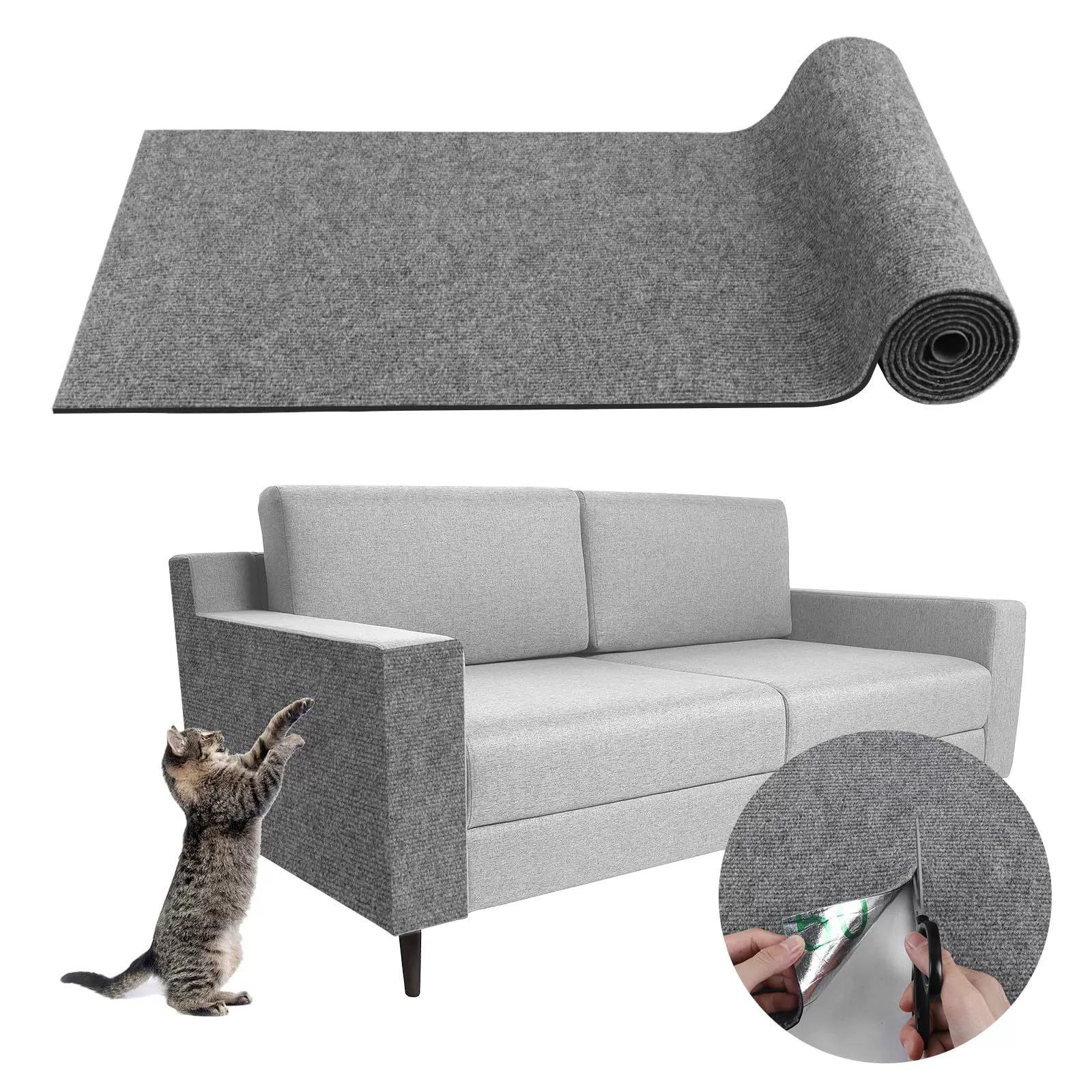 Self-Adhesive Cat Scratching Mat Trimmable Cat Carpet Cat Scratching Carpet Corner Wall Cat Diy Scratch Sofa Furniture Protector
Self-Adhesive Cat Scratching Mat Trimmable Cat Carpet Cat Scratching Carpet Corner Wall Cat Diy Scratch Sofa Furniture Protector