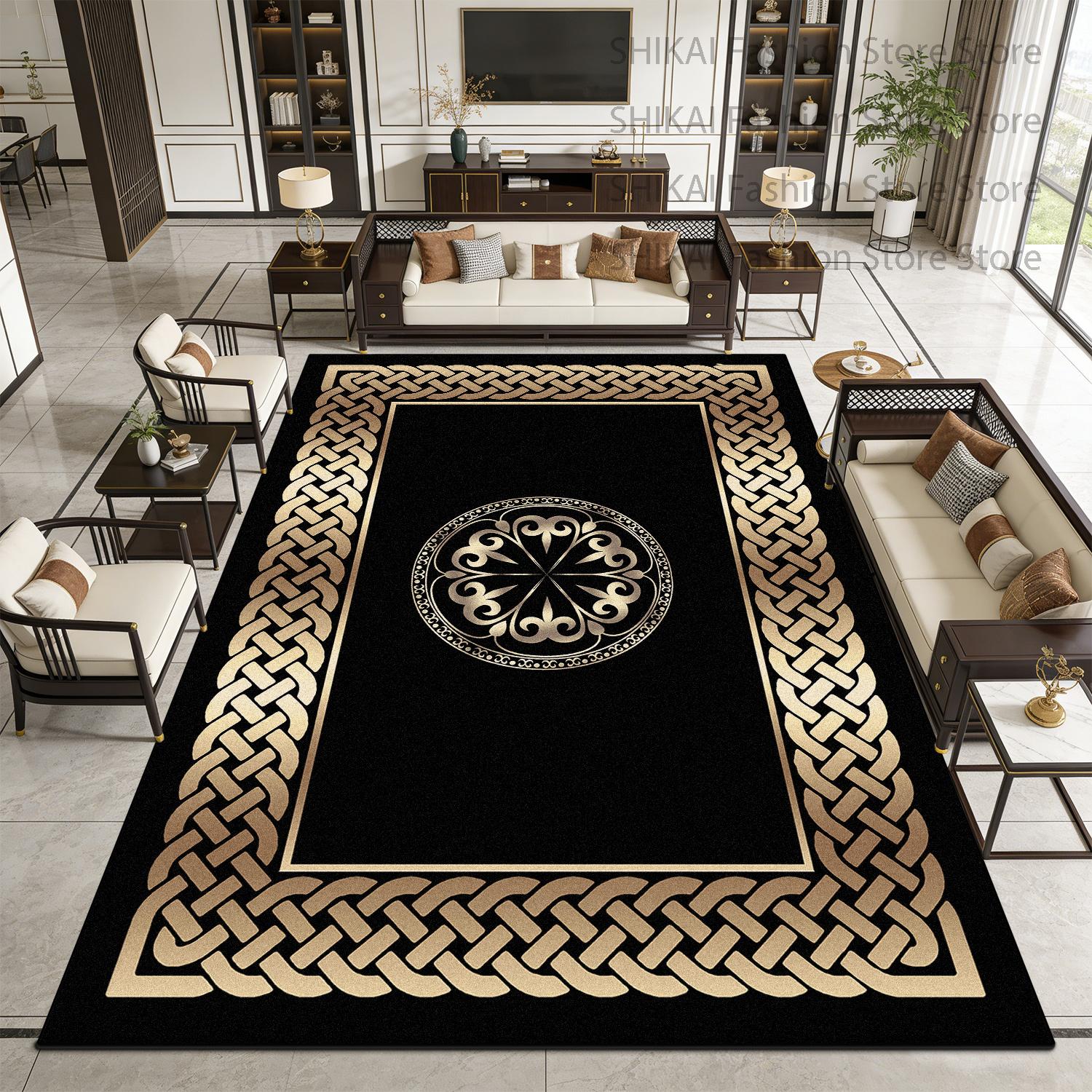 Modern Black Gold Marble Style CARPET FOR LIVE ROOM Decoration Home Washable Fluffy Rug Easy Clean Short Velvet Luxury Floor Mat 60x90cm
Modern Black Gold Marble Style CARPET FOR LIVE ROOM Decoration Home Washable Fluffy Rug Easy Clean Short Velvet Luxury Floor Mat 60x90cm