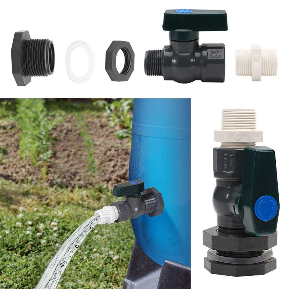 PVC Rain Barrel Diverter Kit With Inner Connection Water Barrel Spigot Kit Fitting Adapter
PVC Rain Barrel Diverter Kit With Inner Connection Water Barrel Spigot Kit Fitting Adapter