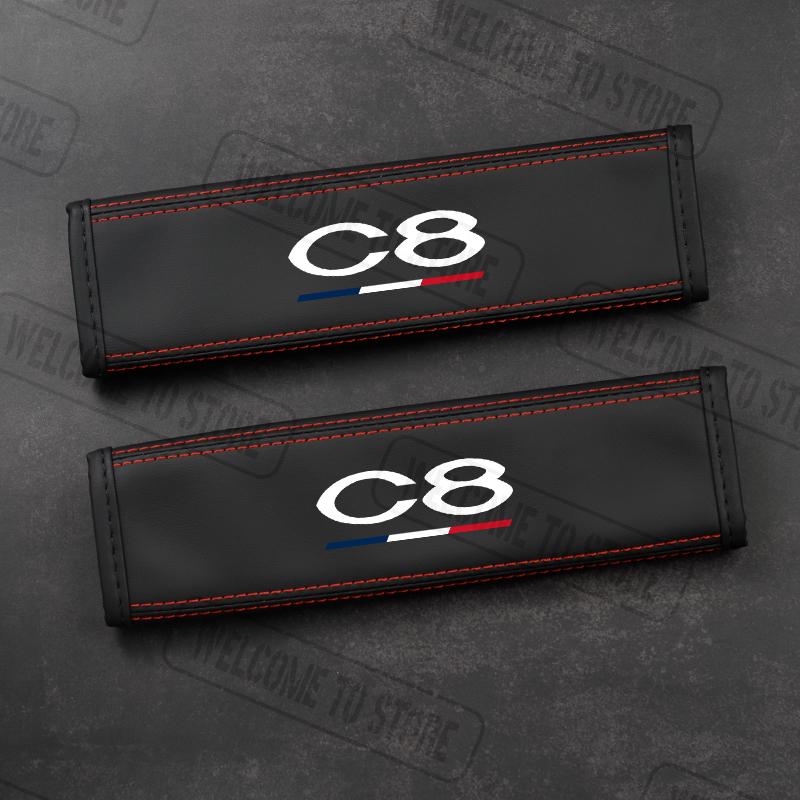 2Pcs For Citroen C1 C2 C3 C4 C5 C6 C8 Flag Of France Emblem Logo Leather Car Safety Belt Shoulder Cover Pads Interior Decoration
2Pcs For Citroen C1 C2 C3 C4 C5 C6 C8 Flag Of France Emblem Logo Leather Car Safety Belt Shoulder Cover Pads Interior Decoration