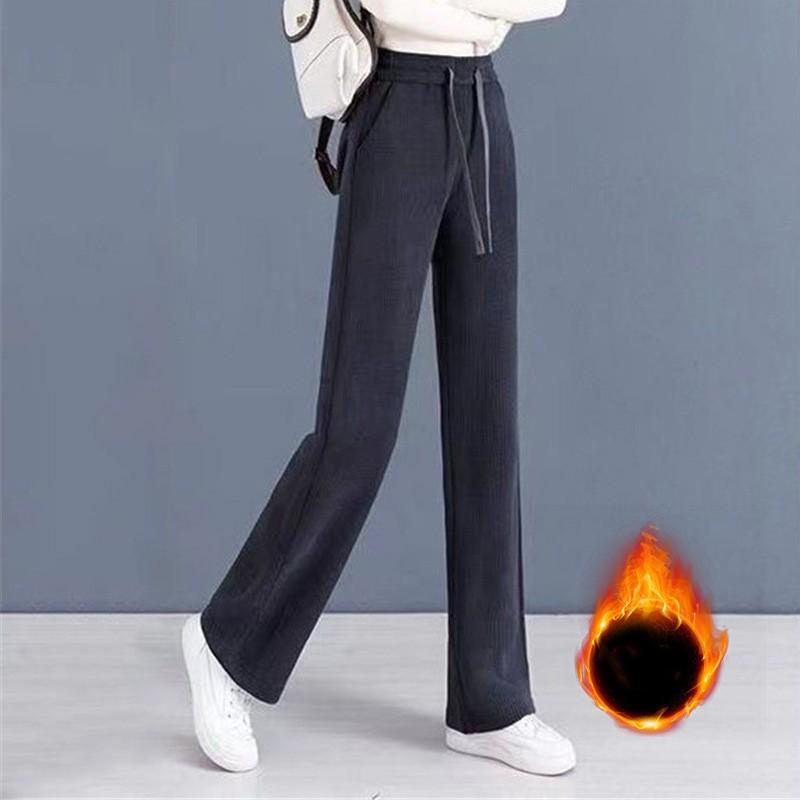 Women s Fall and Winter Solid Color Padded Warm Pants High Waist Loose Straight Pants 3XL белый
Women s Fall and Winter Solid Color Padded Warm Pants High Waist Loose Straight Pants 3XL белый