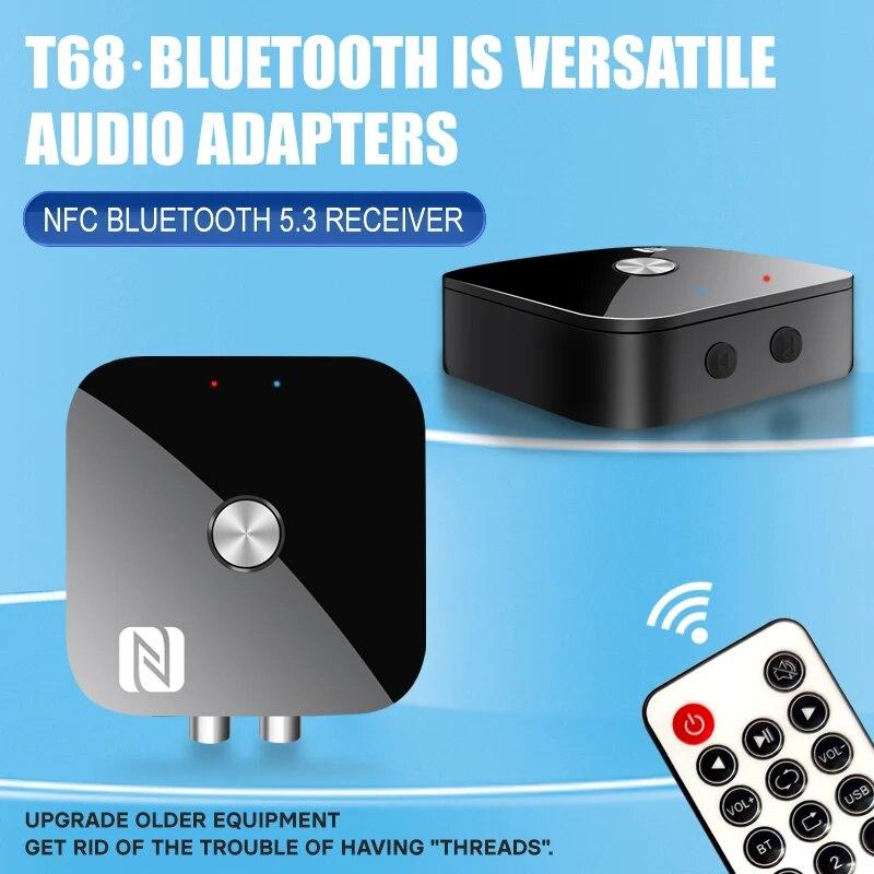 NFC Bluetooth 5.3 Аудіоприймач 3,5 мм AUX R/L RCA Стерео HIFI Музика Бездротовий адаптер з мікрофоном USB U-Disk Пульт дистанційного керування v5.3
NFC Bluetooth 5.3 Аудіоприймач 3,5 мм AUX R/L RCA Стерео HIFI Музика Бездротовий адаптер з мікрофоном USB U-Disk Пульт дистанційного керування v5.3