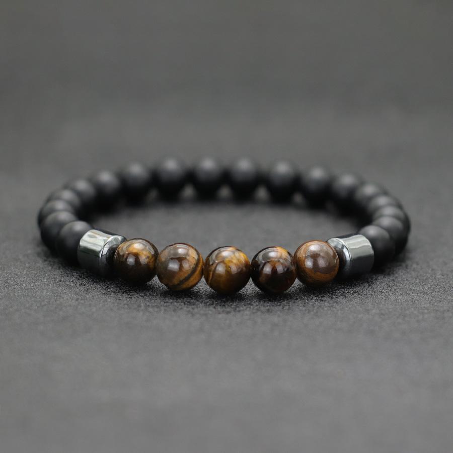 Classic Fashion Men Bracelet Beaded 8mm Tiger Eyes Volcanic Rock Stone Strand Braslet Hematite Healing Braclet Pulseria Hombre
Classic Fashion Men Bracelet Beaded 8mm Tiger Eyes Volcanic Rock Stone Strand Braslet Hematite Healing Braclet Pulseria Hombre