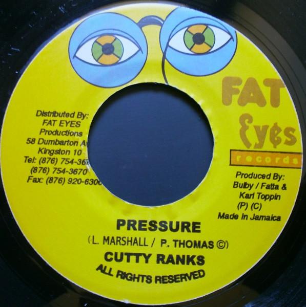 7inch Record CUTTY RANKS / ANDREW COOMBS - Pressure / Fools Will Never Know NONE Fat Eyes Record Jamaica Reggae, Ska & Dub Used
7inch Record CUTTY RANKS / ANDREW COOMBS - Pressure / Fools Will Never Know NONE Fat Eyes Record Jamaica Reggae, Ska & Dub Used