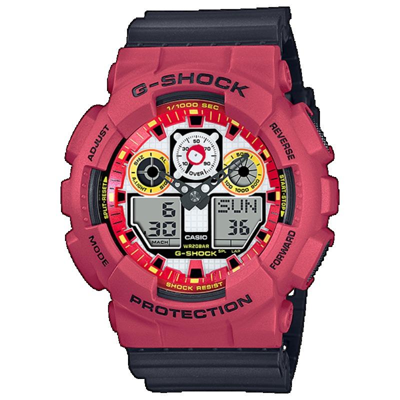 Casio G-SHOCK Men s Resin 200M Water Resistant Digital Shock Resistant Quartz Watch GA-100DA-4A красный
Casio G-SHOCK Men s Resin 200M Water Resistant Digital Shock Resistant Quartz Watch GA-100DA-4A красный