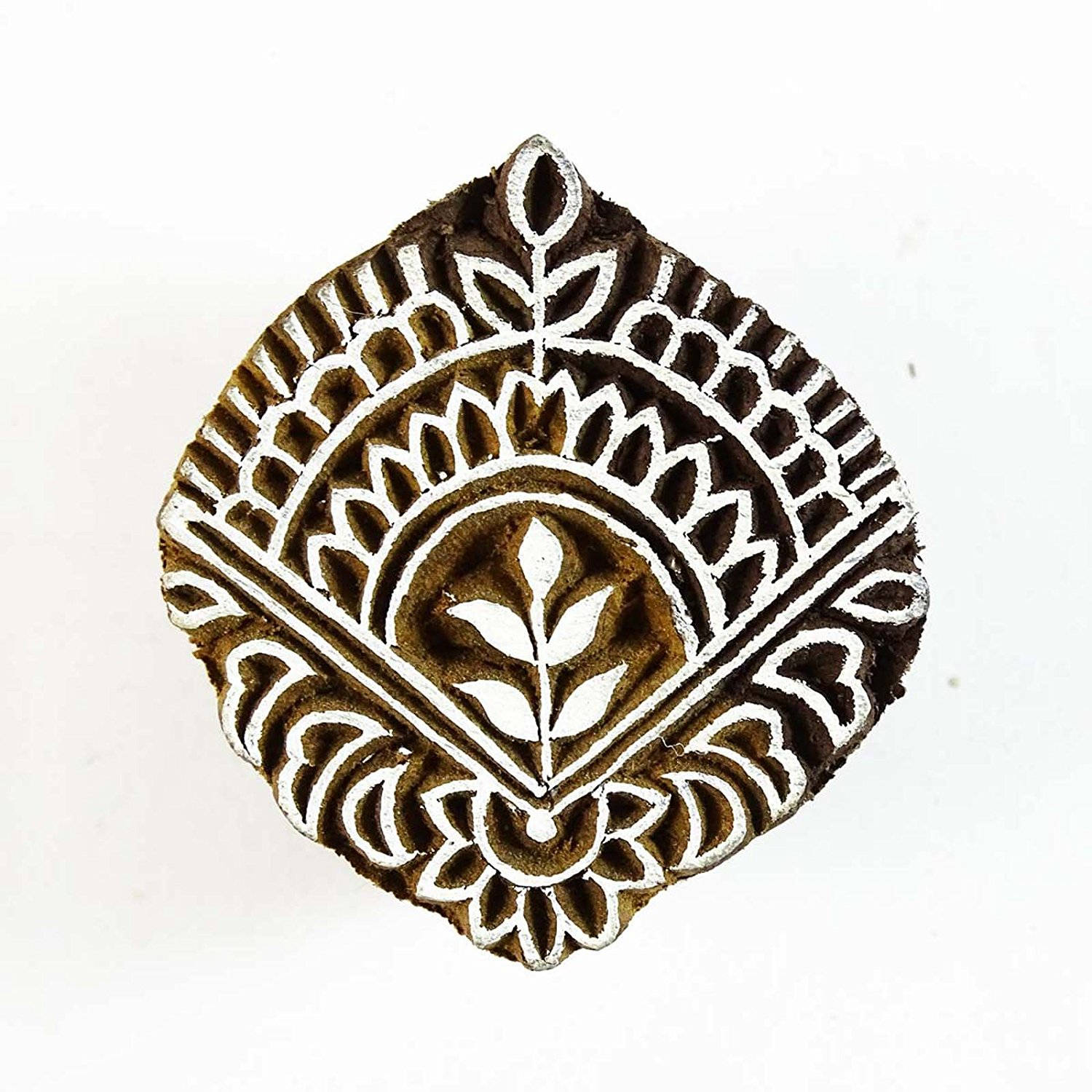 Brown Hand Carved Printing Block Wooden Textile Stamp Floral Stamp Block 1.6 x 1.5 Inches
Brown Hand Carved Printing Block Wooden Textile Stamp Floral Stamp Block 1.6 x 1.5 Inches