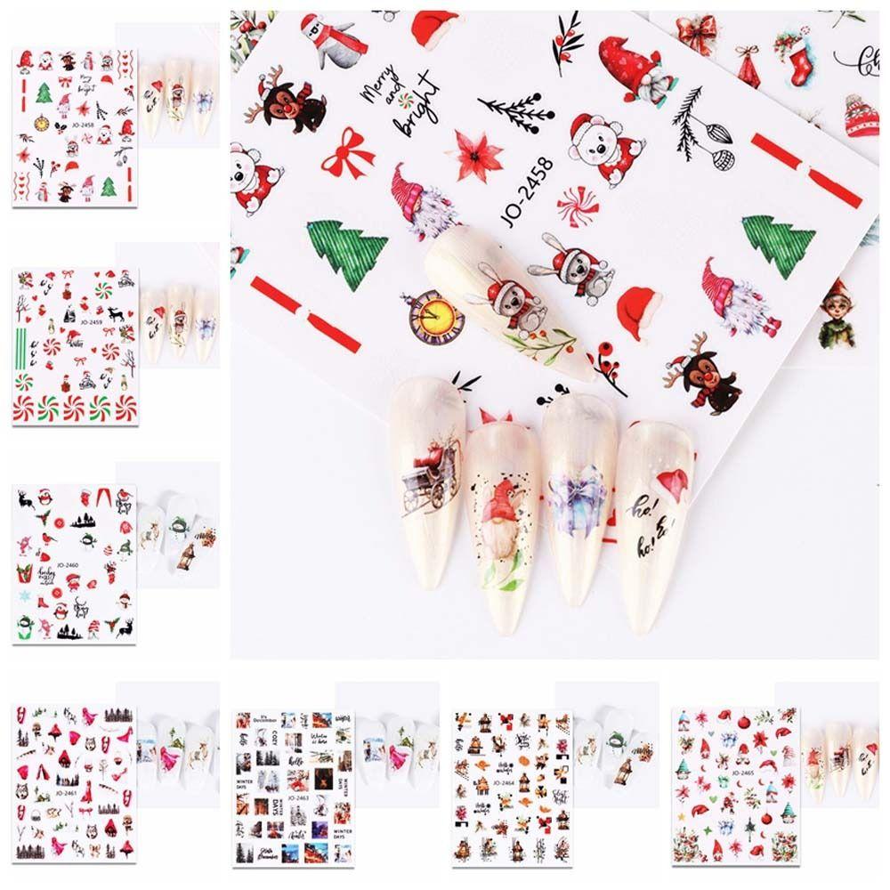 Manicure Ornaments Christmas Nail Decals Nail Art Supplies Christmas Nail Decorations Girls
Manicure Ornaments Christmas Nail Decals Nail Art Supplies Christmas Nail Decorations Girls