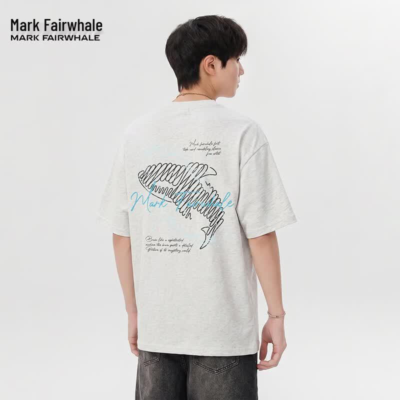 Mark Fairwhale Men s Fishbone Print Loose Fit T-Shirt XL
Mark Fairwhale Men s Fishbone Print Loose Fit T-Shirt XL
