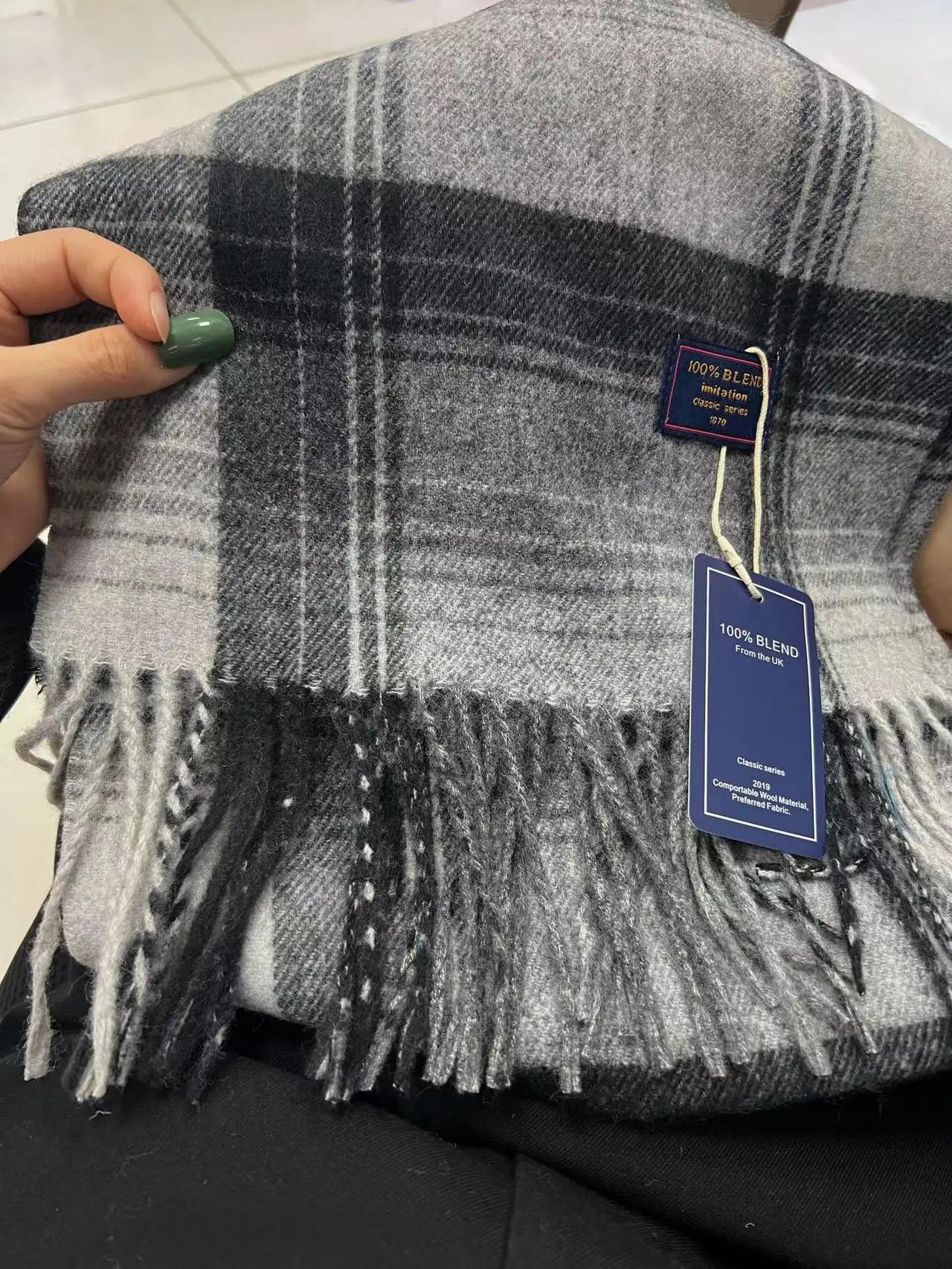 Chic Design Wool Blend Scarf Women Men Winter Warm Soft Stylish Muffler Male Female Fall Comfortable Plaid Tassel Scarves Ladies 180 32cm
Chic Design Wool Blend Scarf Women Men Winter Warm Soft Stylish Muffler Male Female Fall Comfortable Plaid Tassel Scarves Ladies 180 32cm