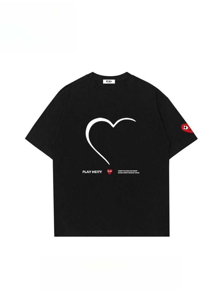 Short-sleeved T-shirt Men s and Women s Letter Printing Love Embroidery Summer Fashion Trendy Brand Loose Top Compression Shirt L
Short-sleeved T-shirt Men s and Women s Letter Printing Love Embroidery Summer Fashion Trendy Brand Loose Top Compression Shirt L