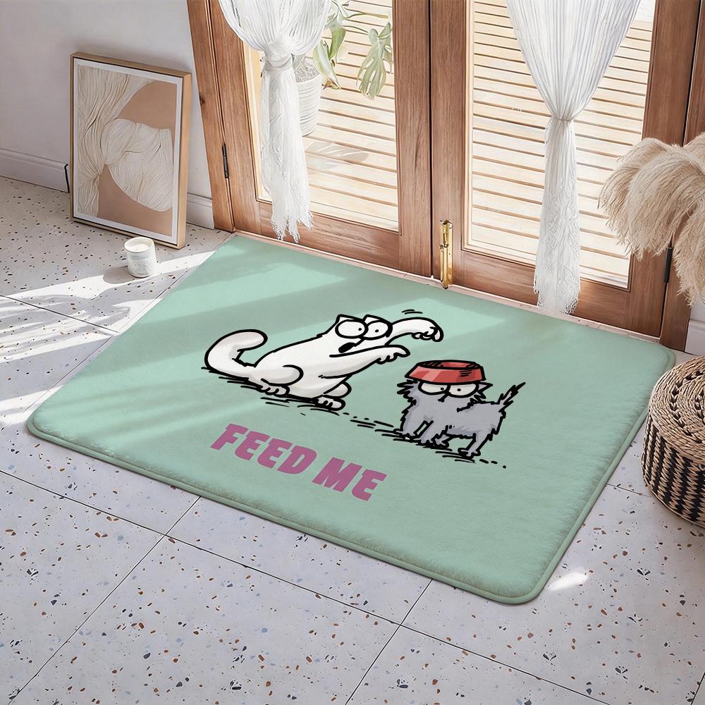 HOT Cartoon S Simons Cat Floor Mat Eco Flannel Doormat Non Slip Odorless Indoor Floor Rug Soft Short Plush Home Mat 50x80cm
HOT Cartoon S Simons Cat Floor Mat Eco Flannel Doormat Non Slip Odorless Indoor Floor Rug Soft Short Plush Home Mat 50x80cm