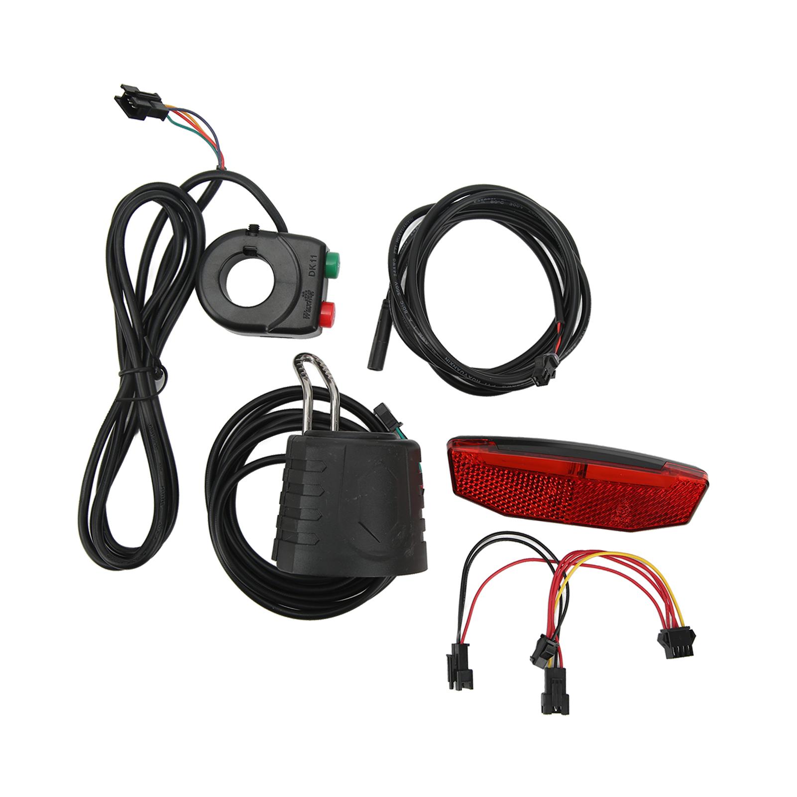 Electric Bike QD168 Front Light DR001 Rear Light Set with DK11 Control Switch for 3660V Bike Scooter
Electric Bike QD168 Front Light DR001 Rear Light Set with DK11 Control Switch for 3660V Bike Scooter