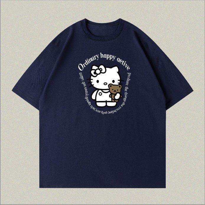 Short Sleeved Hello Kitty Summer New Loose Sanrio White Student TShirt Niche Fun Tops Versatile Street Fashion SweetCool Girl S
Short Sleeved Hello Kitty Summer New Loose Sanrio White Student TShirt Niche Fun Tops Versatile Street Fashion SweetCool Girl S