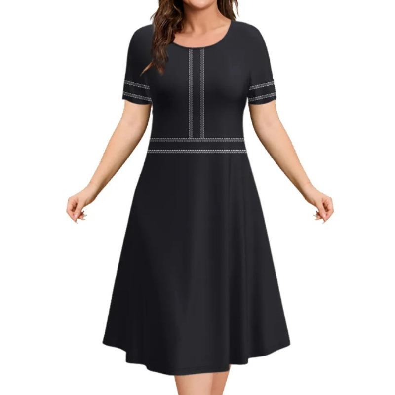 New Amazon summer women s dress patchwork printing short-sleeved women s loose A-shaped skirt elegant drift 5xl
New Amazon summer women s dress patchwork printing short-sleeved women s loose A-shaped skirt elegant drift 5xl