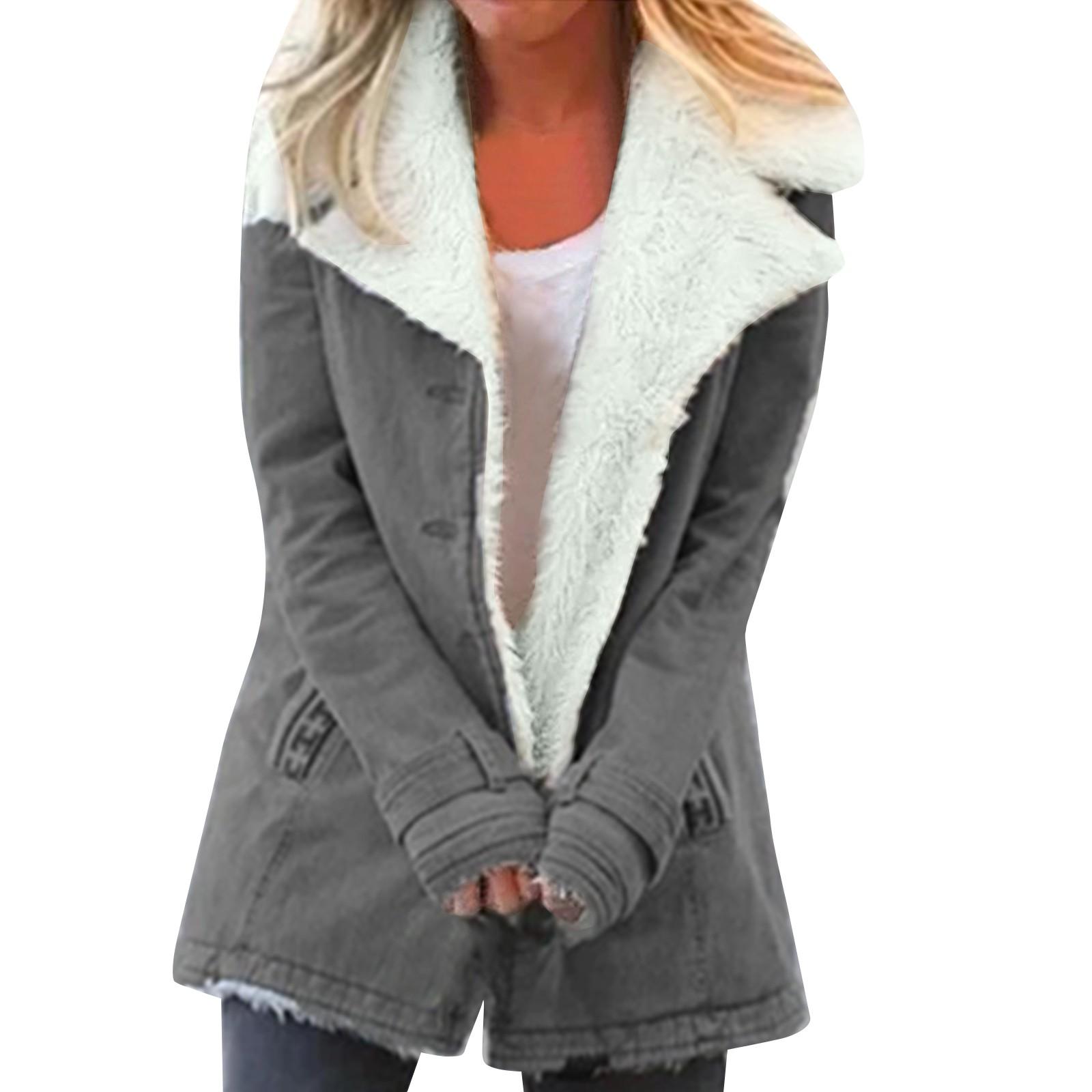 Женская модная повседневная верхняя куртка с длинным рукавом и мягкой подкладкой, теплая куртка на пуговицах из хлопка M
Женская модная повседневная верхняя куртка с длинным рукавом и мягкой подкладкой, теплая куртка на пуговицах из хлопка M