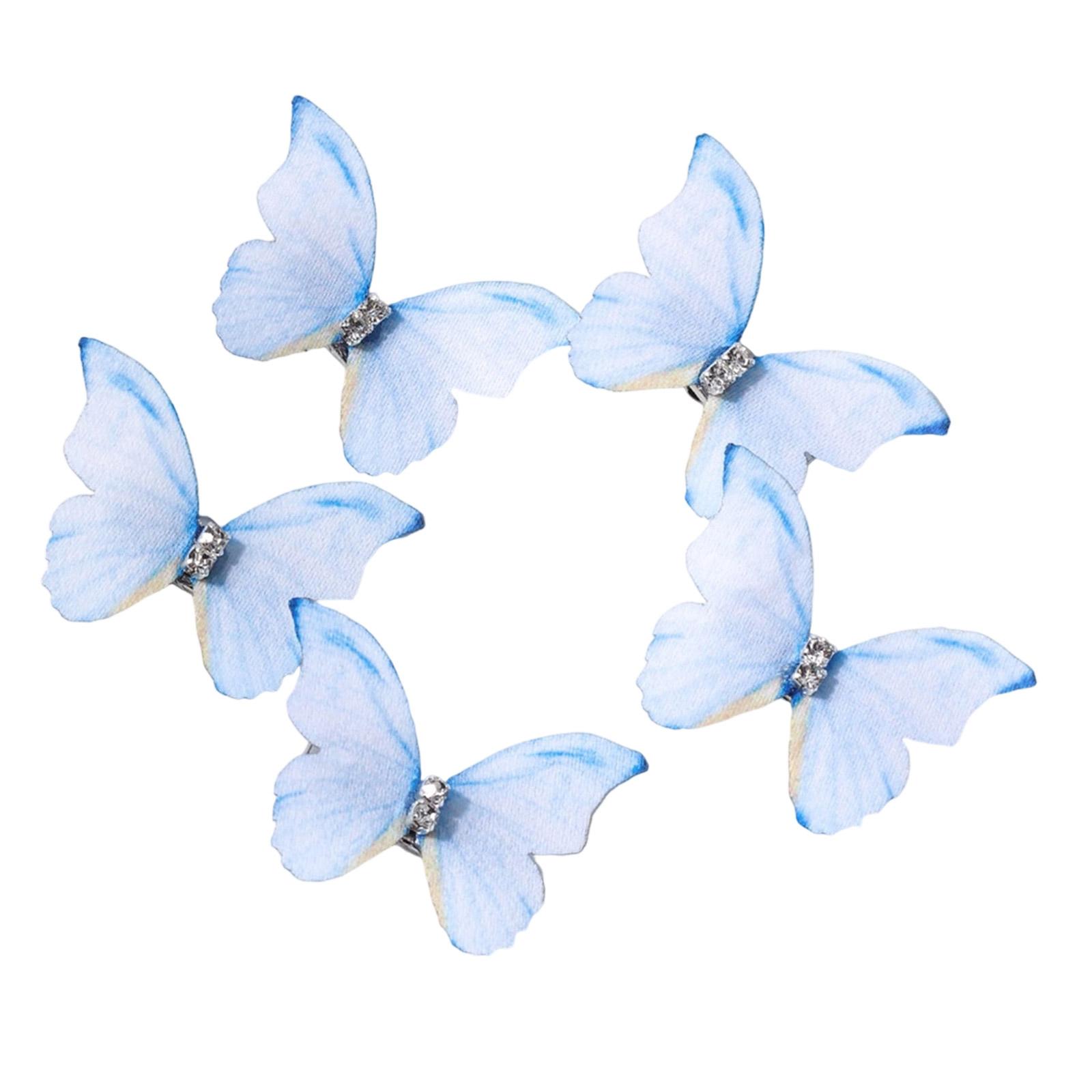 Set Of 5 Fabric Butterfly Hairpin Mutliuse Hair Barrettes For Teacher Student School Prom Parties And Special Occasion
Set Of 5 Fabric Butterfly Hairpin Mutliuse Hair Barrettes For Teacher Student School Prom Parties And Special Occasion
