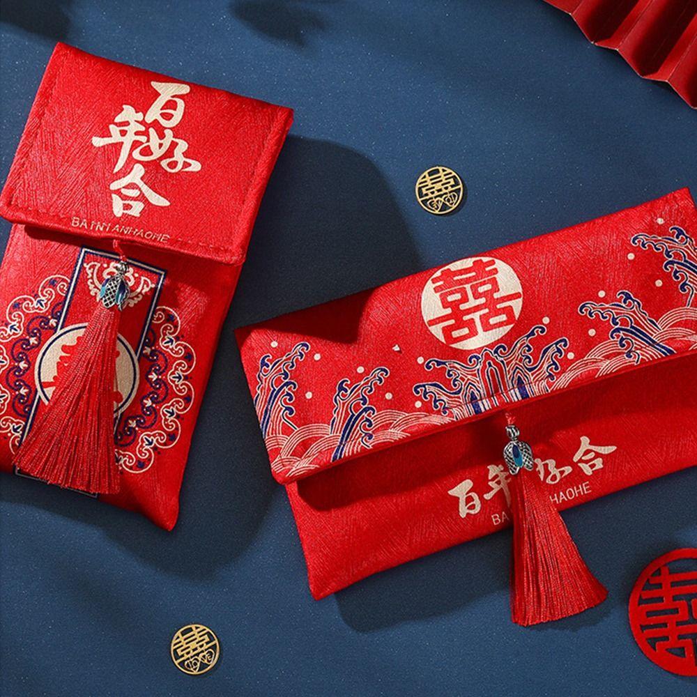 Multiple Patterns Wedding Embroidery Money Pocket Best Wishes Money Bags Spring Festival
Multiple Patterns Wedding Embroidery Money Pocket Best Wishes Money Bags Spring Festival