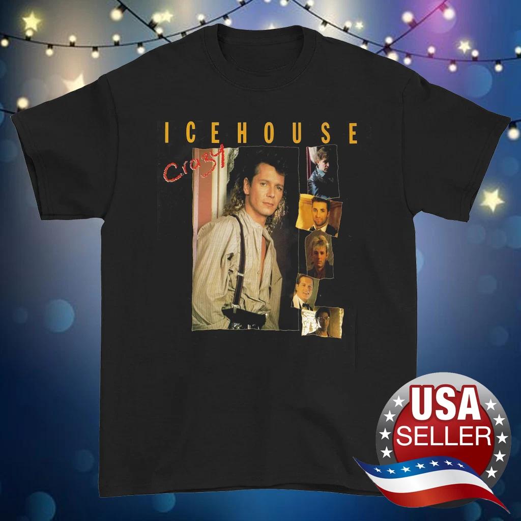 Icehouse band black 100% Cotton T-shirt Mens Tees Top short sleeve All sizes S to 45XL 2F535 S
Icehouse band black 100% Cotton T-shirt Mens Tees Top short sleeve All sizes S to 45XL 2F535 S