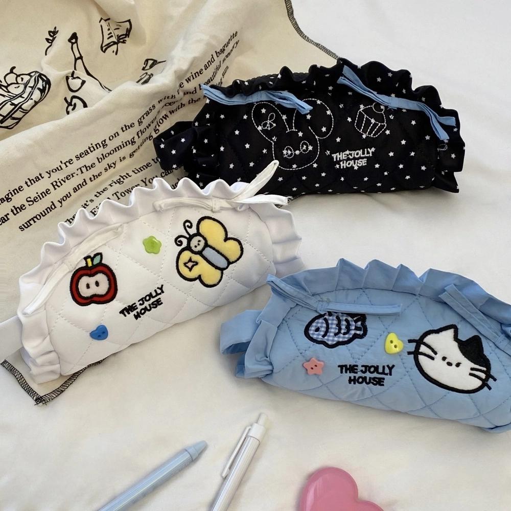 Cat Bee Rabbit Korean Pencil Bag Large Capacity Makeup Bag Stationery Storage Bag Gifts синий
Cat Bee Rabbit Korean Pencil Bag Large Capacity Makeup Bag Stationery Storage Bag Gifts синий