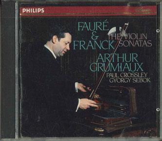 CD GABRIEL FAURE, CESAR FRANCK, ARTHUR - Violin Sonatas 4202632 Philips 1990 Japan Classical Used
CD GABRIEL FAURE, CESAR FRANCK, ARTHUR - Violin Sonatas 4202632 Philips 1990 Japan Classical Used