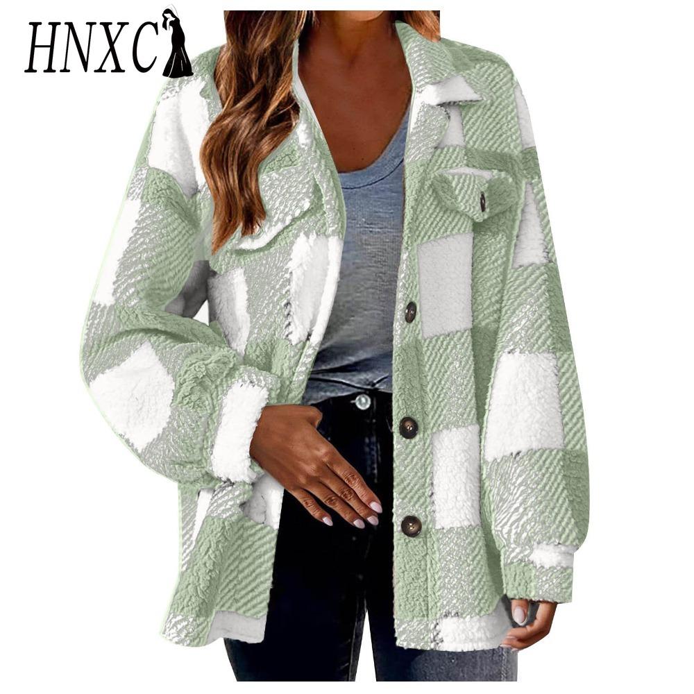 HNXC Женские винтажные повседневные куртки и пальто с принтом «клетка», с длинным рукавом, с воротником поло, на осень-зиму XXXL светло-зеленый
HNXC Женские винтажные повседневные куртки и пальто с принтом «клетка», с длинным рукавом, с воротником поло, на осень-зиму XXXL светло-зеленый