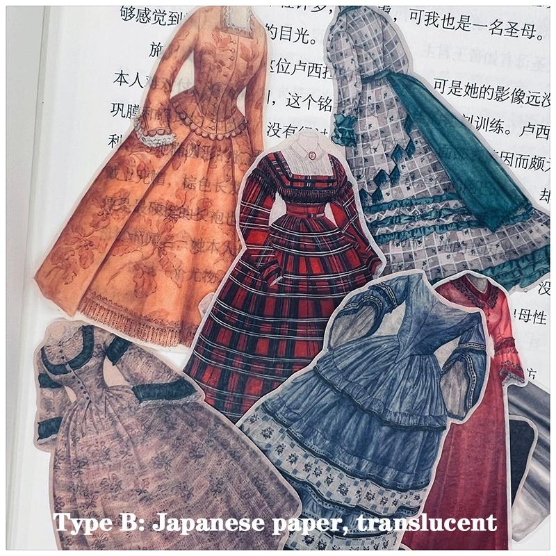 13PCS Vintage Stickers Dress Styling Handbook Material DIY Decoration Retro Cour Aesthetic Sticker Journal Stationery
13PCS Vintage Stickers Dress Styling Handbook Material DIY Decoration Retro Cour Aesthetic Sticker Journal Stationery