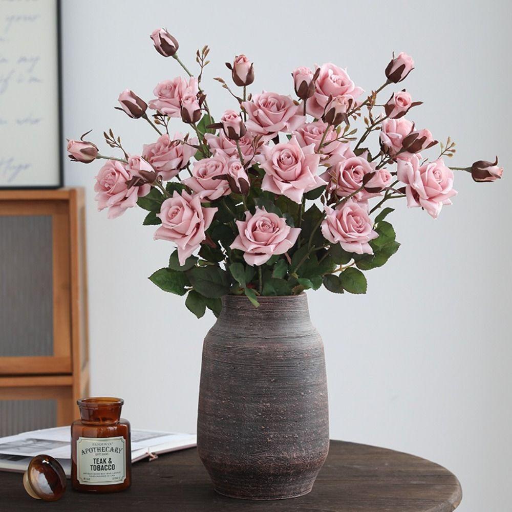 Retro Artificial Rose Branch Luxury Fake Flowers Simulation Rose Flower Birthday Decor кавовий
Retro Artificial Rose Branch Luxury Fake Flowers Simulation Rose Flower Birthday Decor кавовий