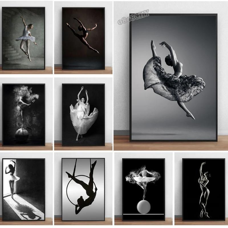 Modern Ballerina Dancing Angel Dancer Poster Painting Canvas Print Black White Portrait Wall Art Mural for Home Dance Room Decor 21cm×30cm NoFrame
Modern Ballerina Dancing Angel Dancer Poster Painting Canvas Print Black White Portrait Wall Art Mural for Home Dance Room Decor 21cm×30cm NoFrame