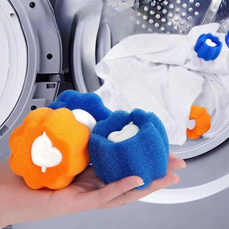 Magic Laundry Ball Washing Machine Prevents Clothes From Tangling and Removes Hair From Clothes 3 pieces of laundry balls
Magic Laundry Ball Washing Machine Prevents Clothes From Tangling and Removes Hair From Clothes 3 pieces of laundry balls