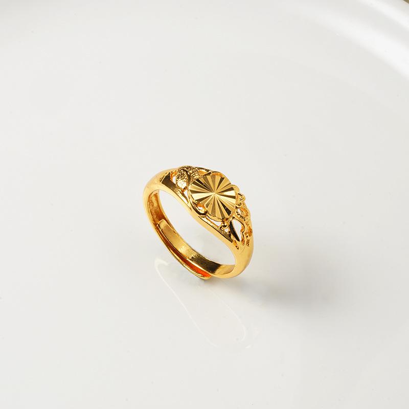 Sweet Imitation Gold Open Ring for Women - Long-Lasting Copper Alloy with Sand Gold Finish Adjustable Opening
Sweet Imitation Gold Open Ring for Women - Long-Lasting Copper Alloy with Sand Gold Finish Adjustable Opening