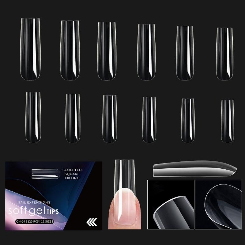 1 Box Press On Nails Clear False Nails Tips Full Cover Stick on Nails Soft Gels Tips Manicures Supplies for Salons
1 Box Press On Nails Clear False Nails Tips Full Cover Stick on Nails Soft Gels Tips Manicures Supplies for Salons