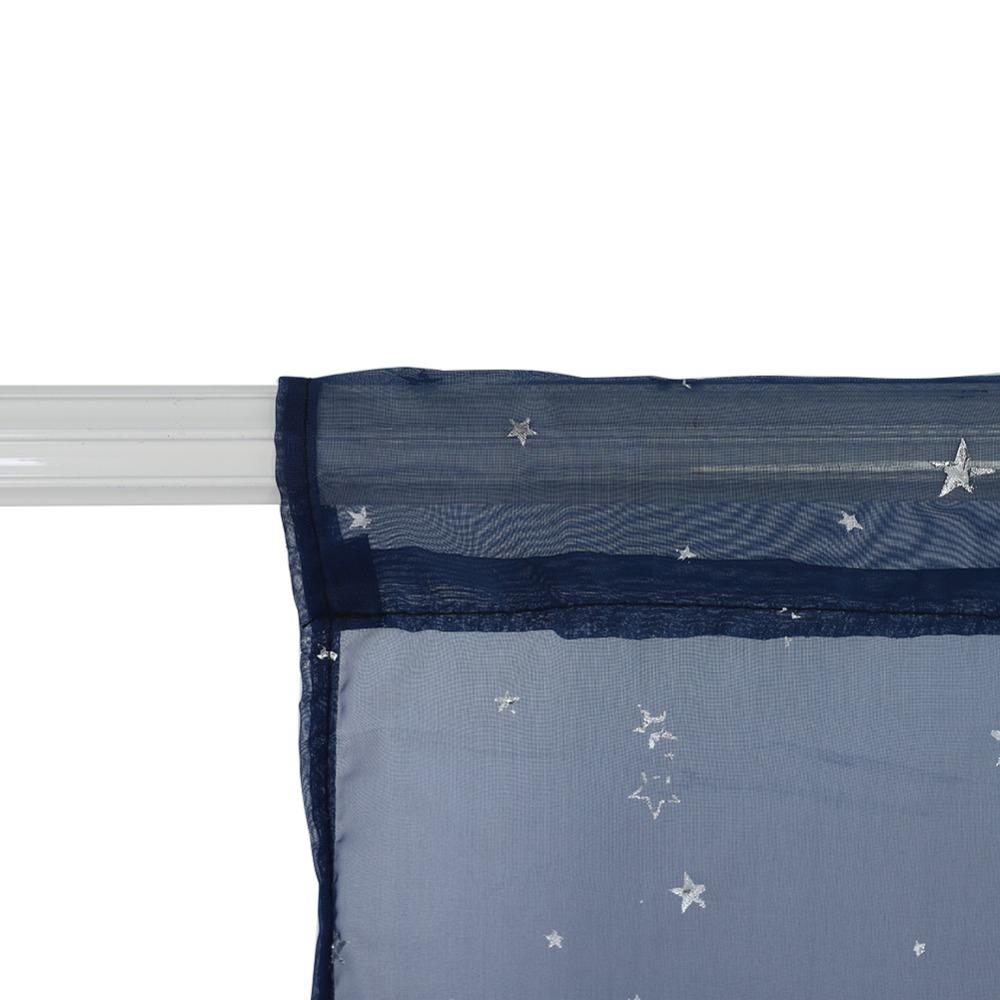 Polyester Tulle Curtain Tulle Window Drape Romantic Voile Curtain Bedroom Living Room Nursery темно-синього кольору
Polyester Tulle Curtain Tulle Window Drape Romantic Voile Curtain Bedroom Living Room Nursery темно-синього кольору