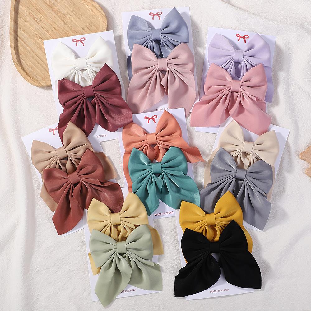 RAINBOW BOWS 2PCS/Lot Grosgrain Ribbon Hair Bows Boutique Hair Clip for Girls Hairgrips New Headwear Kids Hair Accessories Gift
RAINBOW BOWS 2PCS/Lot Grosgrain Ribbon Hair Bows Boutique Hair Clip for Girls Hairgrips New Headwear Kids Hair Accessories Gift