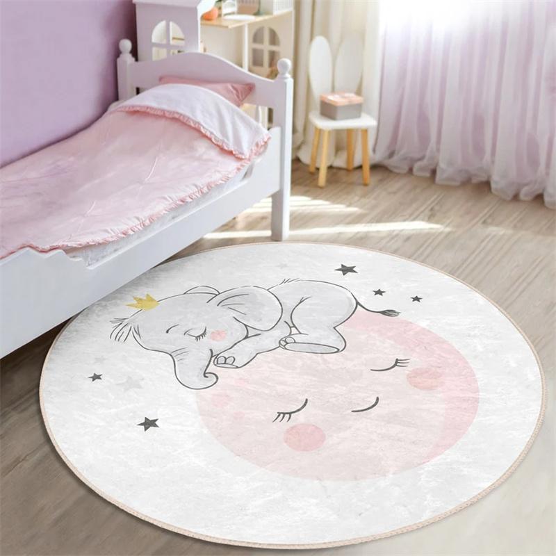 Animals Round Rug Cloud Floor Carpet Cartoon Non Slip Circle Rugs Moon Anti Slip Mat Castle Area Rugs Pink Rug for Kid s Room 80X80cm
Animals Round Rug Cloud Floor Carpet Cartoon Non Slip Circle Rugs Moon Anti Slip Mat Castle Area Rugs Pink Rug for Kid s Room 80X80cm