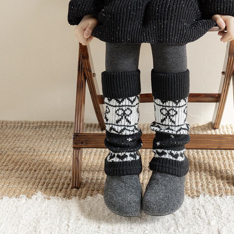 Boots Cotton Children S Socks Maillard Coffee Color Thermal Stacking Socks Bow Retro Thickened Calf Socks One size fits all чорний
Boots Cotton Children S Socks Maillard Coffee Color Thermal Stacking Socks Bow Retro Thickened Calf Socks One size fits all чорний