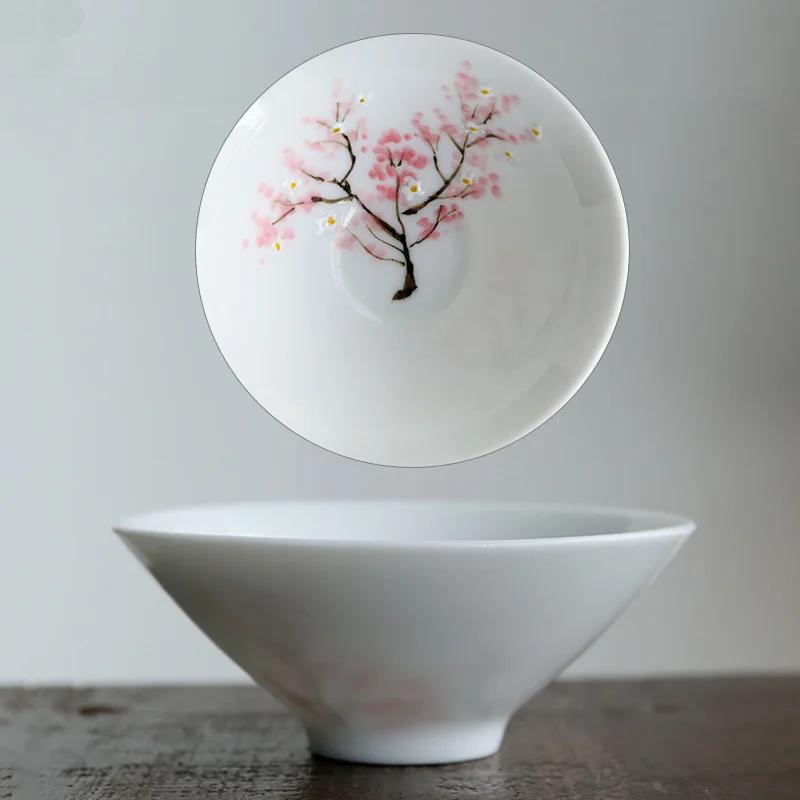 1Pc Japanese-style Hand Painted Ceramics Teacup Home Tea Drinking Tea Bowl Tradition Teaware Accessories Master Single Cup
1Pc Japanese-style Hand Painted Ceramics Teacup Home Tea Drinking Tea Bowl Tradition Teaware Accessories Master Single Cup