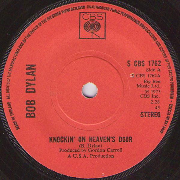 7inch Record BOB DYLAN Knockin On Heavens Door Turkey SCBS1762 CBS 1973 UK Rock Used
7inch Record BOB DYLAN Knockin On Heavens Door Turkey SCBS1762 CBS 1973 UK Rock Used