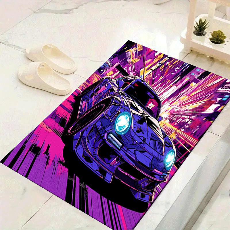 1pc Cool racing car Print, Design Indoor Area Rug - Soft, Anti-Slip, and Durable Gaming Room Decor for Bedroom 60cm by 90cm
1pc Cool racing car Print, Design Indoor Area Rug - Soft, Anti-Slip, and Durable Gaming Room Decor for Bedroom 60cm by 90cm